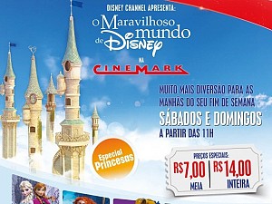 Cinemark retoma programação de O Maravilhoso Mundo de Disney na Capital