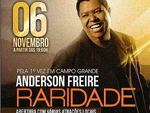 Show de Anderson Freire em Campo Grande é cancelado por motivos contratuais